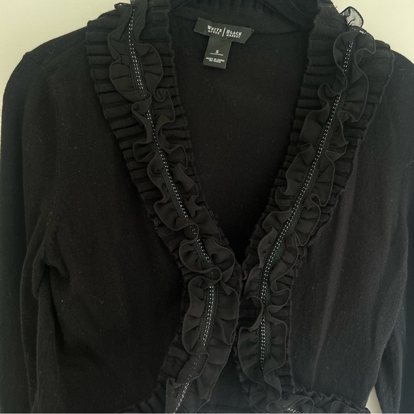 White House Black Market embellished cropped cardigan - Picture 2 of 6